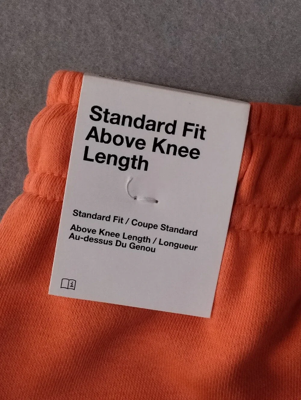 Nike Club French Terry Flow Cloth Shorts Orange Swoosh Logo Mens Size Medium NWT